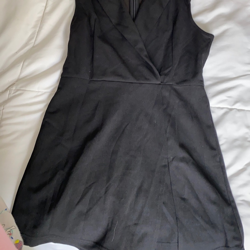 Solid Black Skort Size Small - image 2